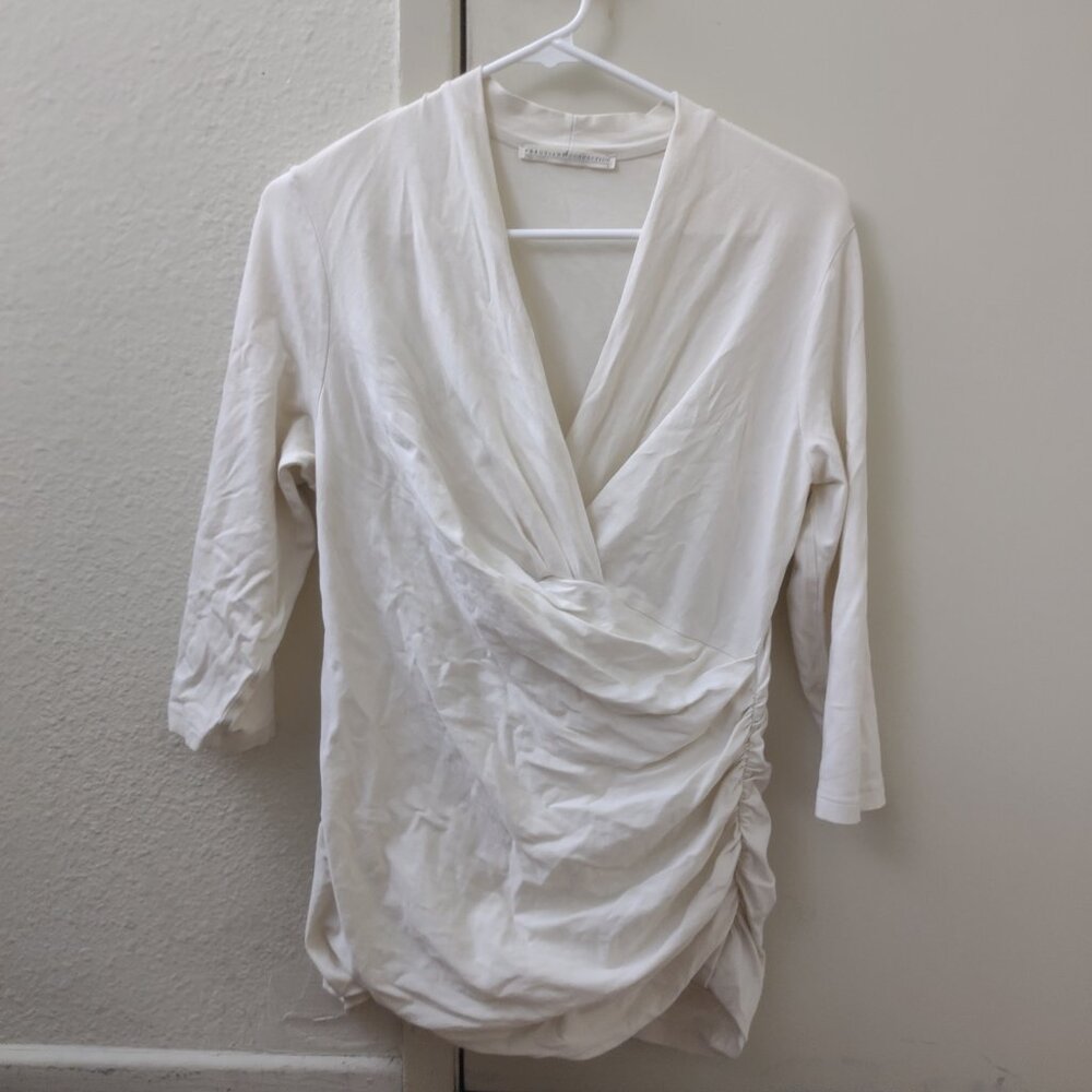 Peruvian Connection Faux Wrap Top